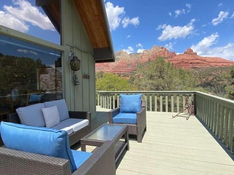 Your everyday views from the back deck facing the National Forest - spectacular!