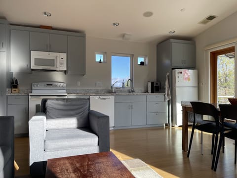 Kitchen and dining area