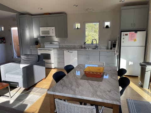 Kitchen and dining area