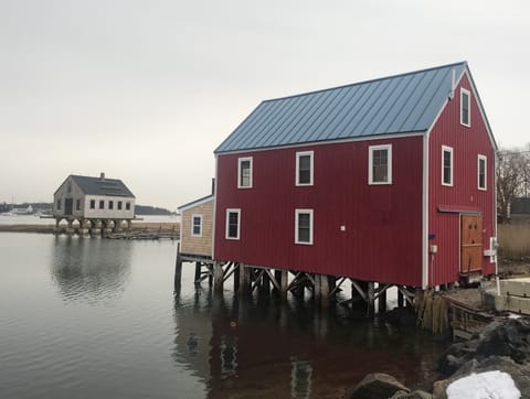fish houses down the street