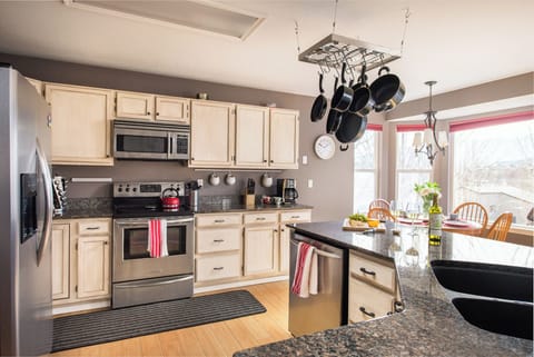 Fully Stocked Open Kitchen