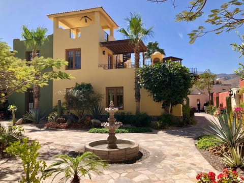 Viewing the North side of the Casa from the courtyard.