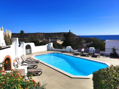 Private Pool, Built-in BBQ, Sun Beds, several terraces an Sea Views