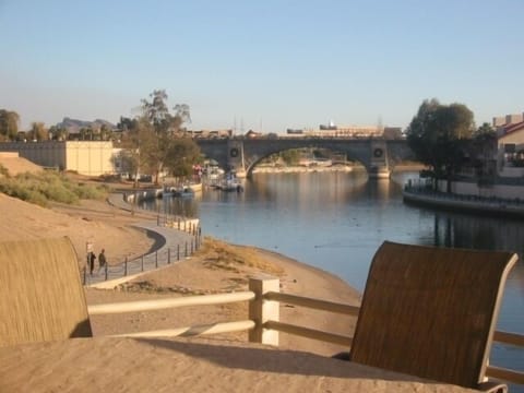 View of WORLD FAMOUS LONDON BRIDGE from patio