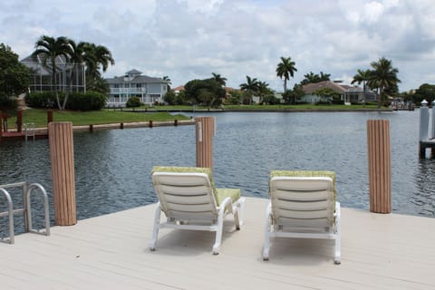 Dock with wide water view