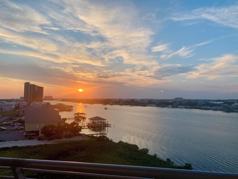 Sunset on Ole River from balcony