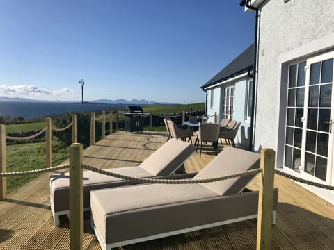 Relax on the terrace with stunning sea views