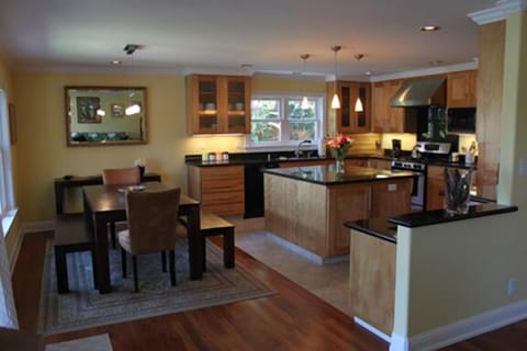 Dining area and kitchen
