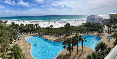 Breathtaking Beach Front view from the living room.