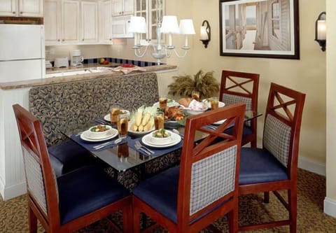 Ample seating at the dining area.