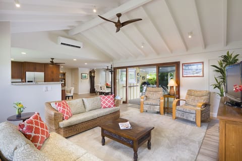 Living room with A/C