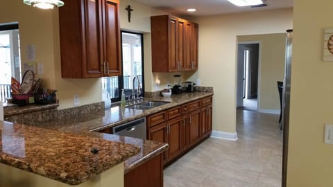 Large fully stocked kitchen
