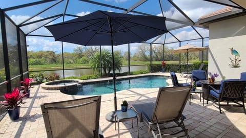 Love it! A cooling dip in the pool or a muscle recovery spa.