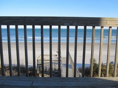 Ocean view from upper deck