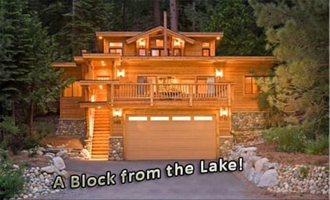 A block from the lake!