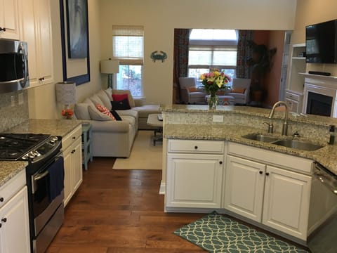 a view from the kitchen