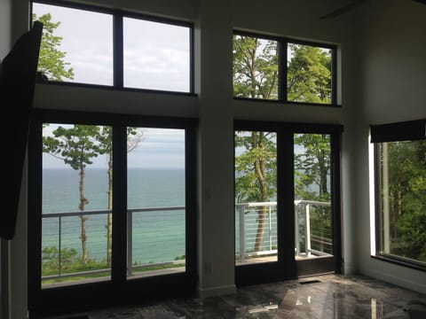 View from master bedroom with its own 3rd floor deck