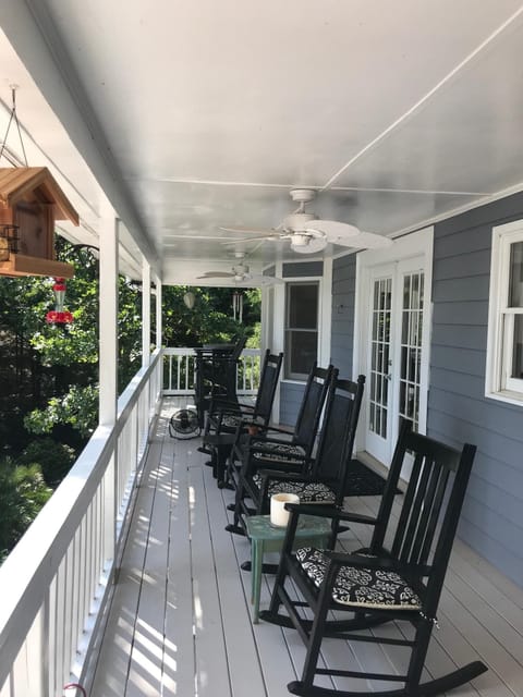 Plenty of seating to view the lake and pool!