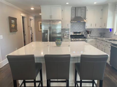 Newly renovated kitchen with new island
