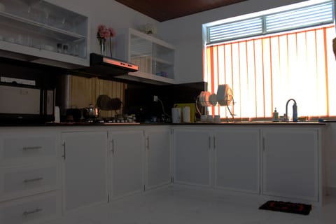 Modern Kitchen with all electric appliances.
