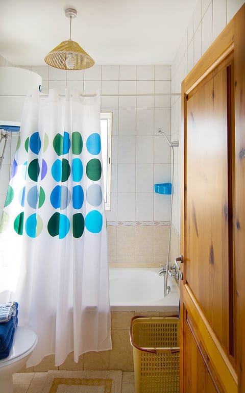 Towels are provided in the bathroom