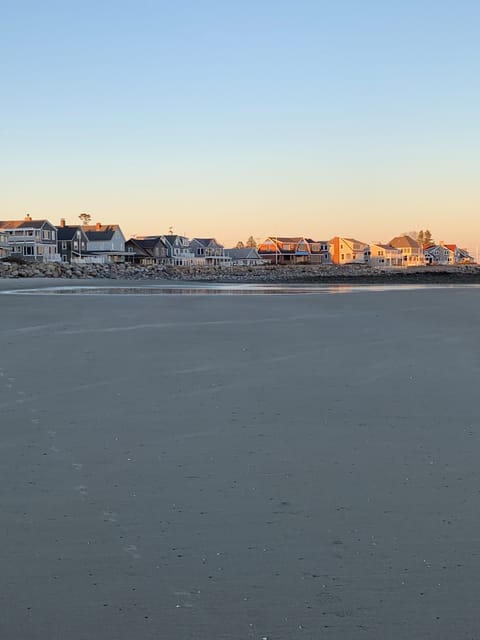 Ocean  front  cottage in the summer third from the left
