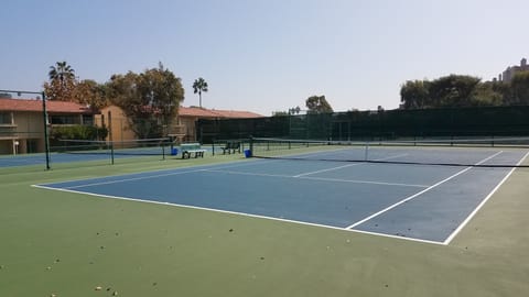Tennis Courts year round, rackets and balls in home for all ages. 