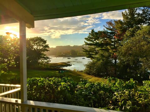 View from the back porch