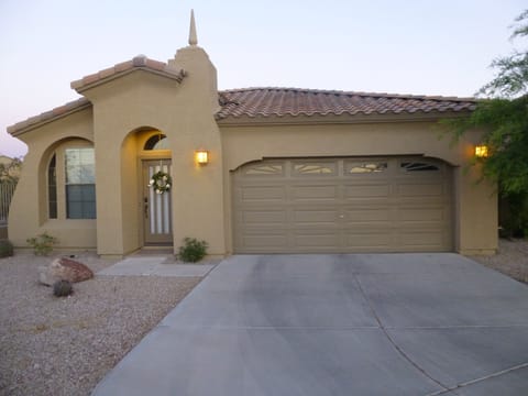 Quaint entry welcomes you to our home.