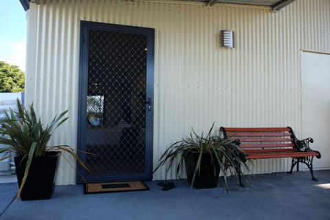 Entrance to the Tin Shed
