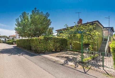 The private car park next to the house