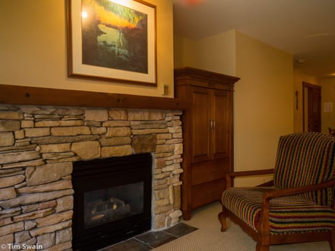 fireplace and TV cabinet