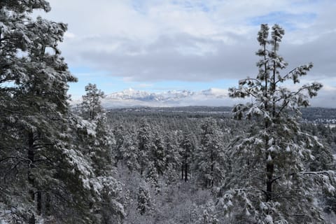 Panoramic views off the back deck.