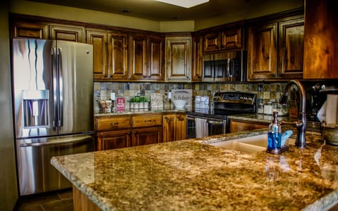 Basement Full Kitchen.