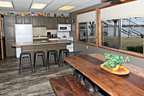 NEWLY REDECORATED - North side dining room and kitchen.