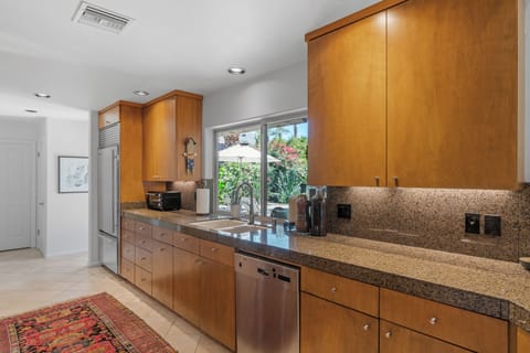 Kitchen/window facing the pool