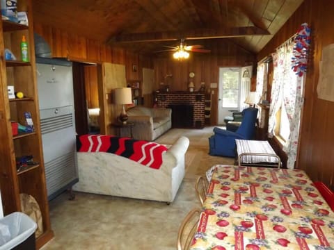 Living room (looking west, from kitchen)