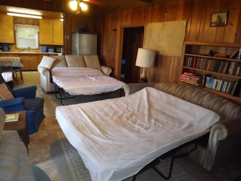 Living room (with beds folded out)