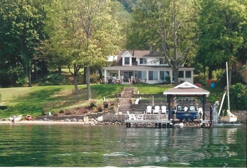 View of DeMarco House from Canandaigua Lake