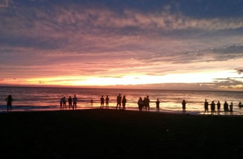 Join other visitors on our beach to enjoy spectacular sunsets nearly every night