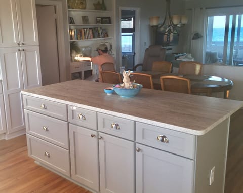 Open kitchen and dining 