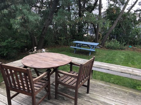 Back Deck and Back Yard