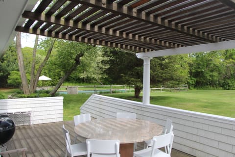 South facing deck, outside living room