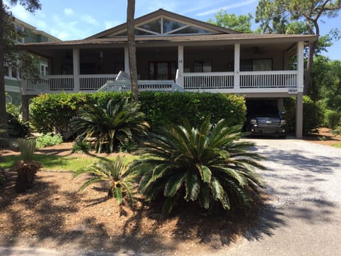 Private Residence with two driveways, private yard and swimming pool.