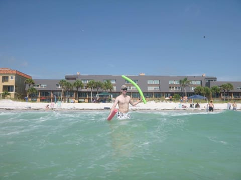 View from water of Condo building