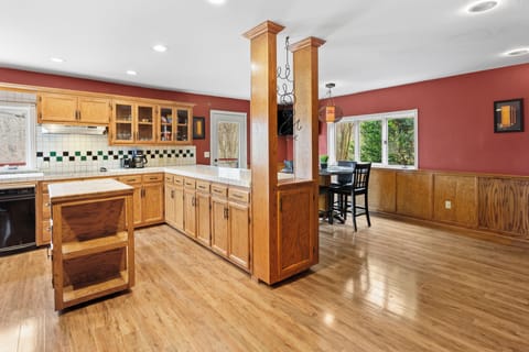 Kitchen and dining area