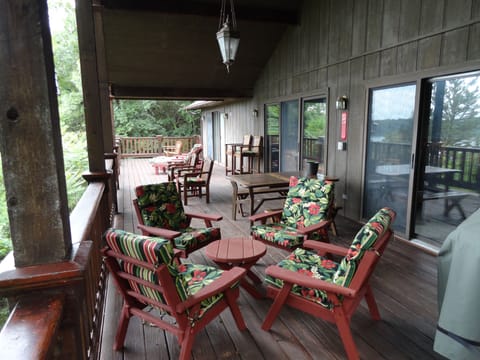 Lots of Comfortable Deck Furniture
