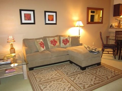 spacious living room