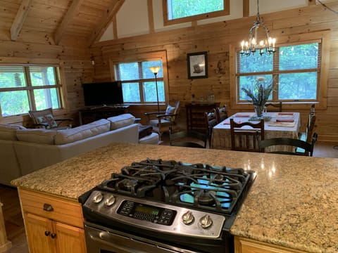 Open Floor Plan is perfect for enjoying family time while preparing meals.