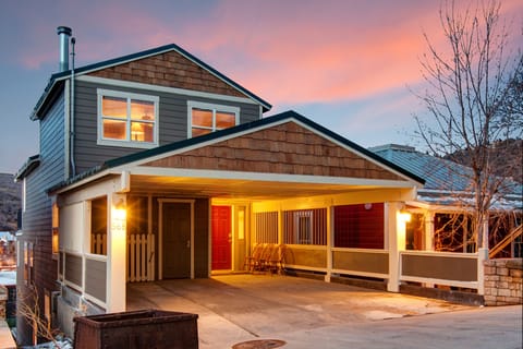 Covered Parking for 2 Vehicles │ Outdoor Ski & Sporting Equipment Closet